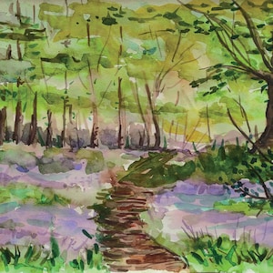 The Road Less Travelled | 11.7" x 16.5" Limited Edition Unframed Print | 14-Year-Old Indian Artist | Robert Frost Poem | Popular Purchase