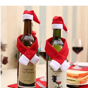 Weihnachten Weinflasche Abdeckung Tasche Geschenk Kostüm Verpackung Wein Dekor 