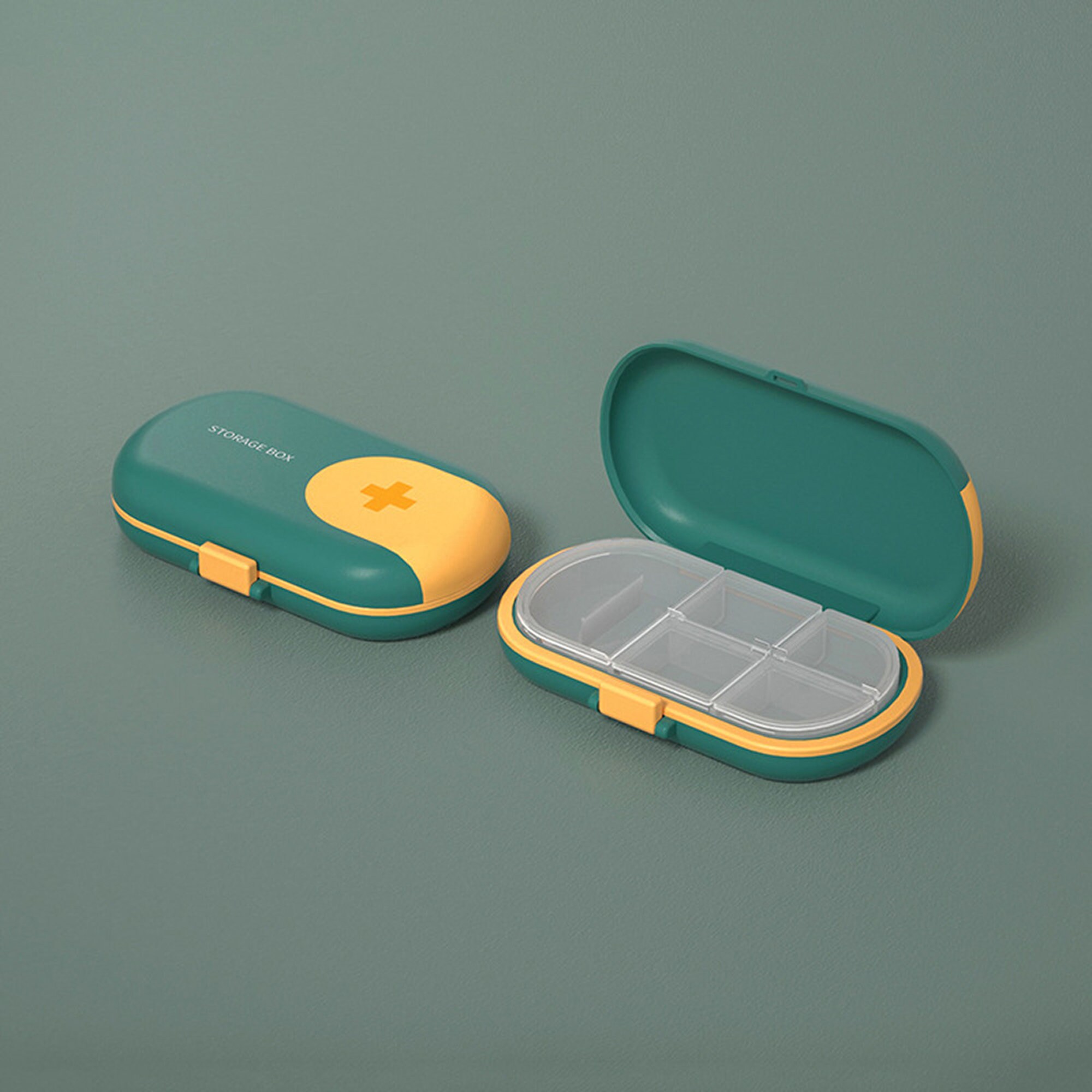 Sealed Pill Case Portable Pill Case Pill Case Small 4/6 Etsy UK
