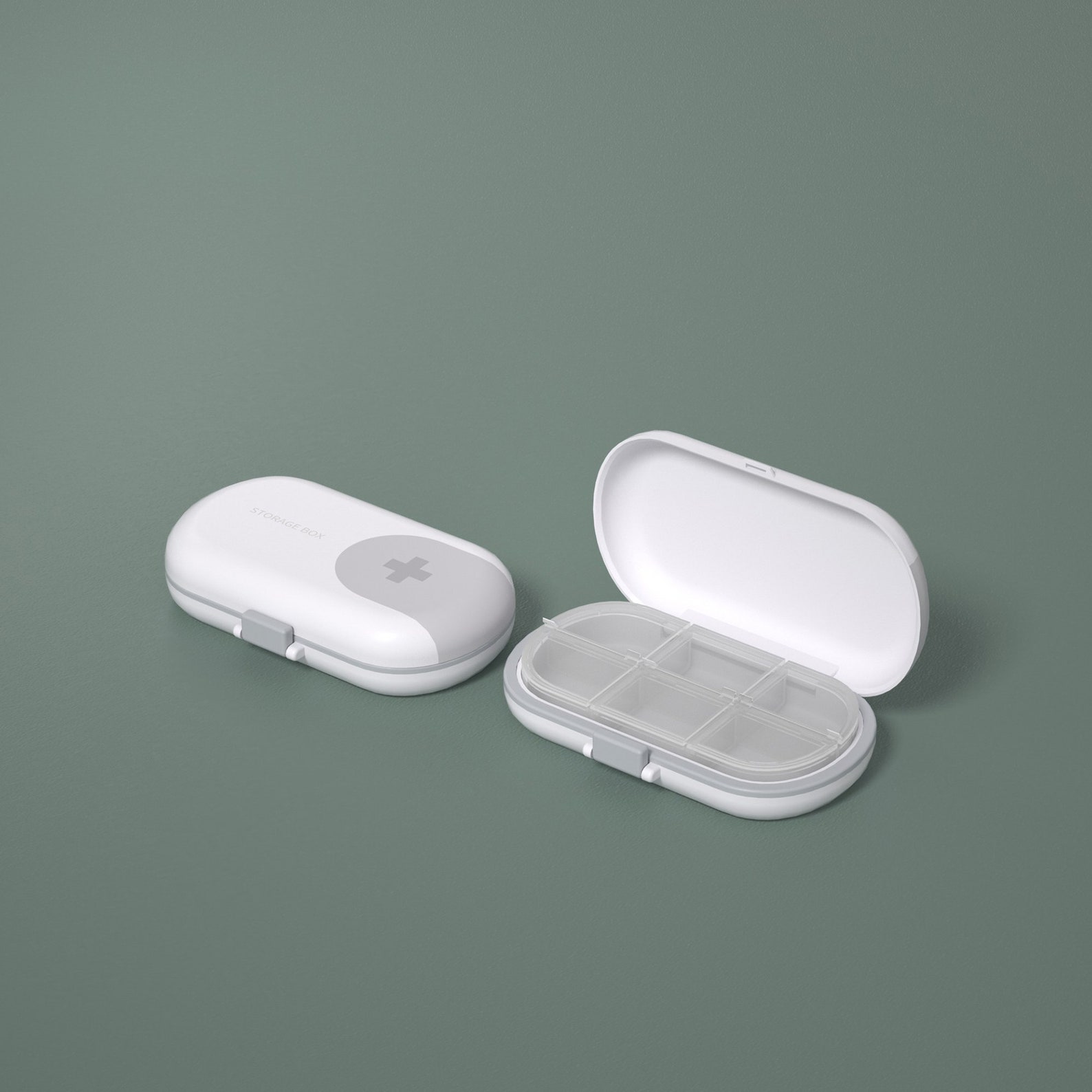 Sealed Pill Case Portable Pill Case Pill Case Small 4/6 Etsy UK