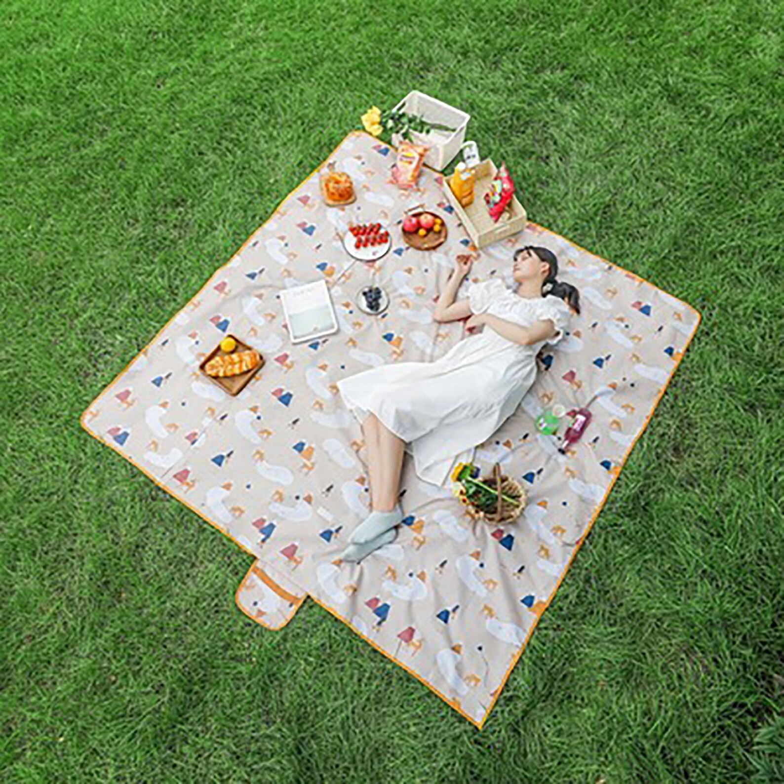 Waterproof Picnic Blanket Picnic Mat Picnic Cloth Floor Etsy