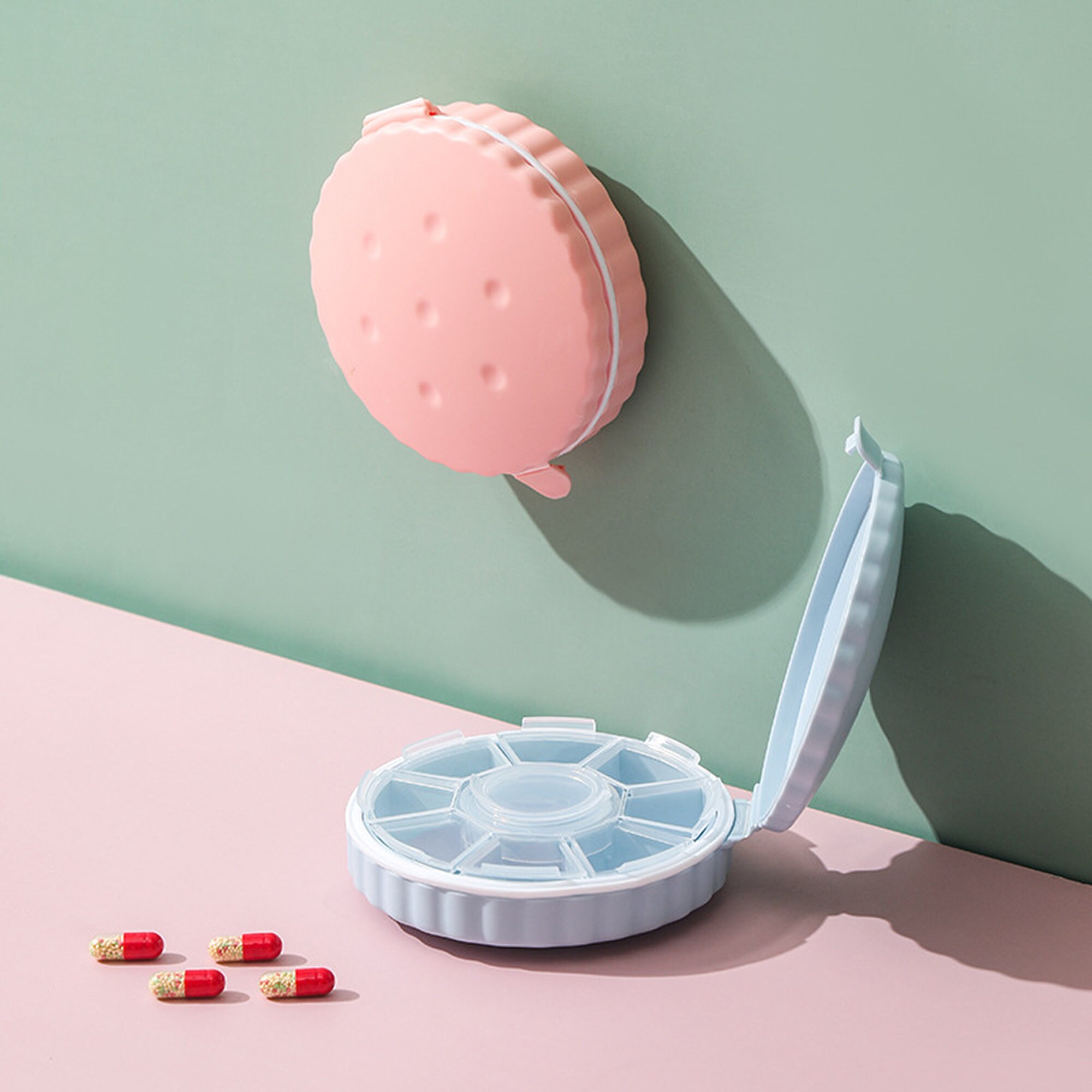 Portable Medicine Box Travel Pill Box Sealed Storage Box Etsy