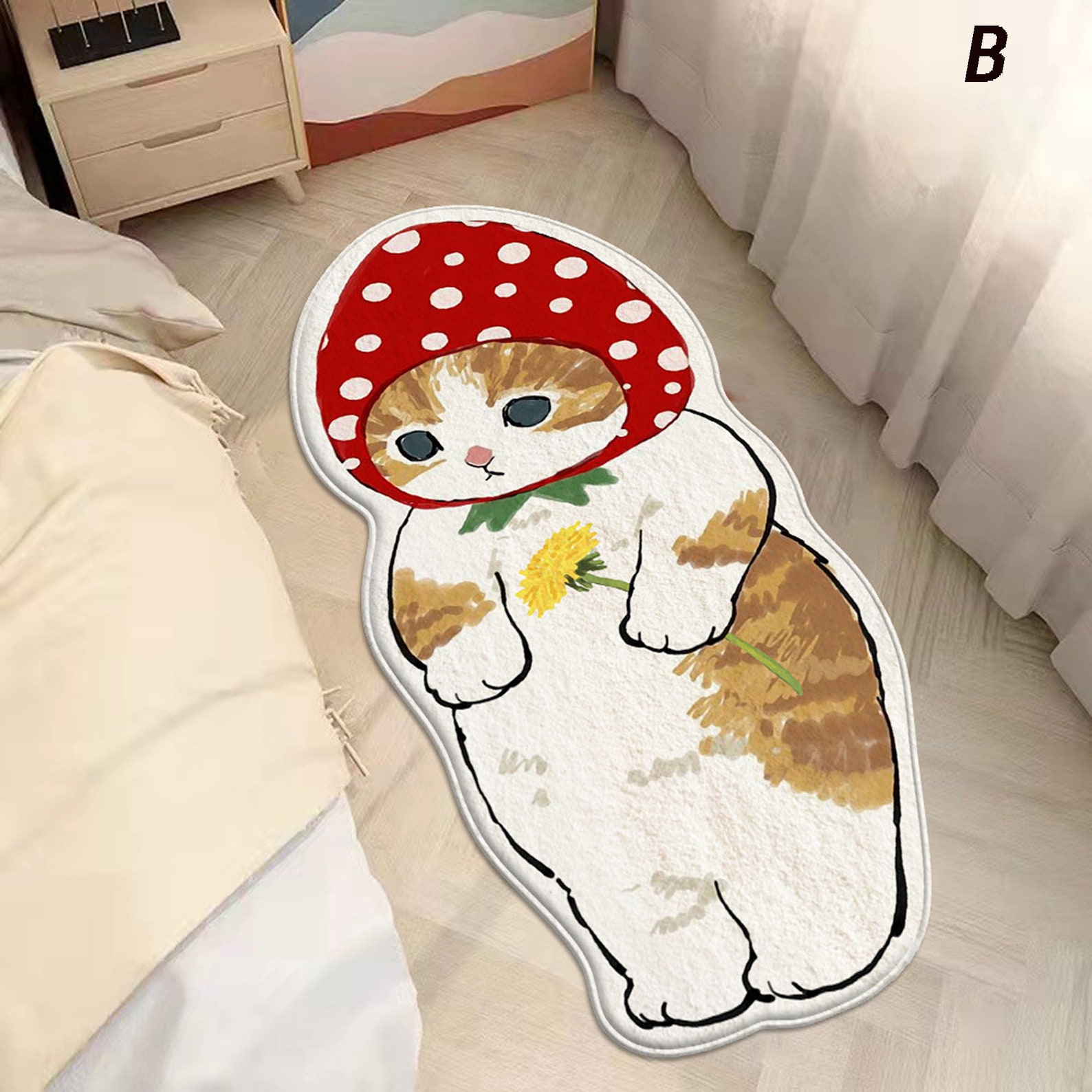 Cat Carpet Rugs Kids Room Rug Antislip Carpet Bedside Rug Etsy