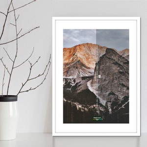 Mountainbike en wielrenner citeren wall art poster serie. Fietskunstprint en MTB-posters ontworpen voor wanddecor voor kunstgekke fietsers.