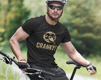 不機嫌そうなお父さんの自転車Tシャツ ジョーク マウンテンバイクTシャツ サイクリストへのギフト、BMXバイクファンへのサイクリング誕生日プレゼントTシャツ マウンテンバイク