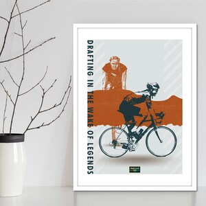Mountainbike en wielrenner muur kunst serie. Fietskunst prints en fietsfotografie kunst ontworpen voor wanddecor voor kunst gekke fietsers.