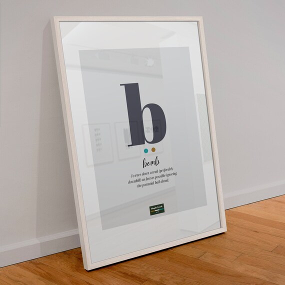 BOMB MTB and Cycling 'slang' Word Series. Word Meaning Etsy