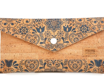 Pleasant Cork Clutch Envelope - Vegan Document Holder