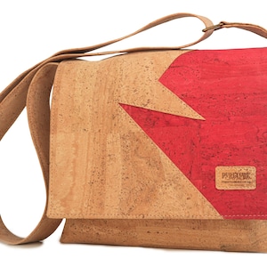 Cork Crossbody Bag Impact - ShoulderBag in Cork - Vegan Bag - Sustainable Fashion