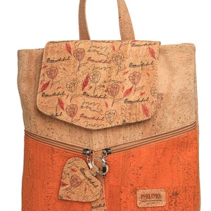 Korkrucksack Wunderschön - Veganer Rucksack - Geschenkrucksack
