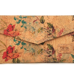 Cartera de corcho Colibrí - Cartera para mujer - Moda vegana