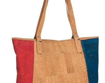 Shoulder Bag Two Colors - Cork Bag - Cork Tote Bag