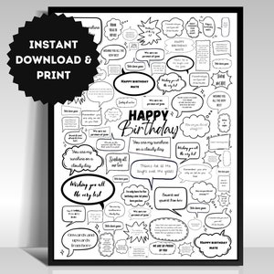 Geburtstag Gast Poster Gästebuch Einzigartige Geburtstag Geschenke Personalisierte Geburtstag Geschenk Ideen Günstige Obwohl Bubble Zeichen für Geburtstage Vorlage