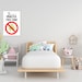 No Monsters Allowed Poster Monster Free Zone Sign No Monsters Allowed ...