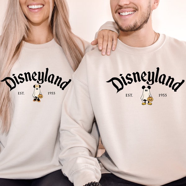 Magical Land Halloween Sweatshirt, Trendy Sweatshirt, Disneyland Sweatshirt, Disney Halloween Matching Shirt, Mickey Minnie and Friends