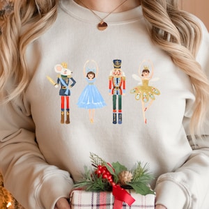 Nutcracker Sweatshirt, Christmas Sweatshirt, Sugar Plum Fairy Shirt, Christmas Sweater, Christmas Shirt, Xmas Shirt, Christmas Gift