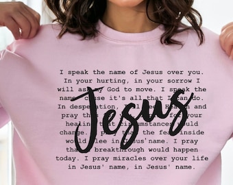 Jesus Sweatshirt: Christian Religious Gift