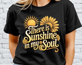 Retro Sunshine in My Soul Graphic Tee, Boho Summer Beach Shirt