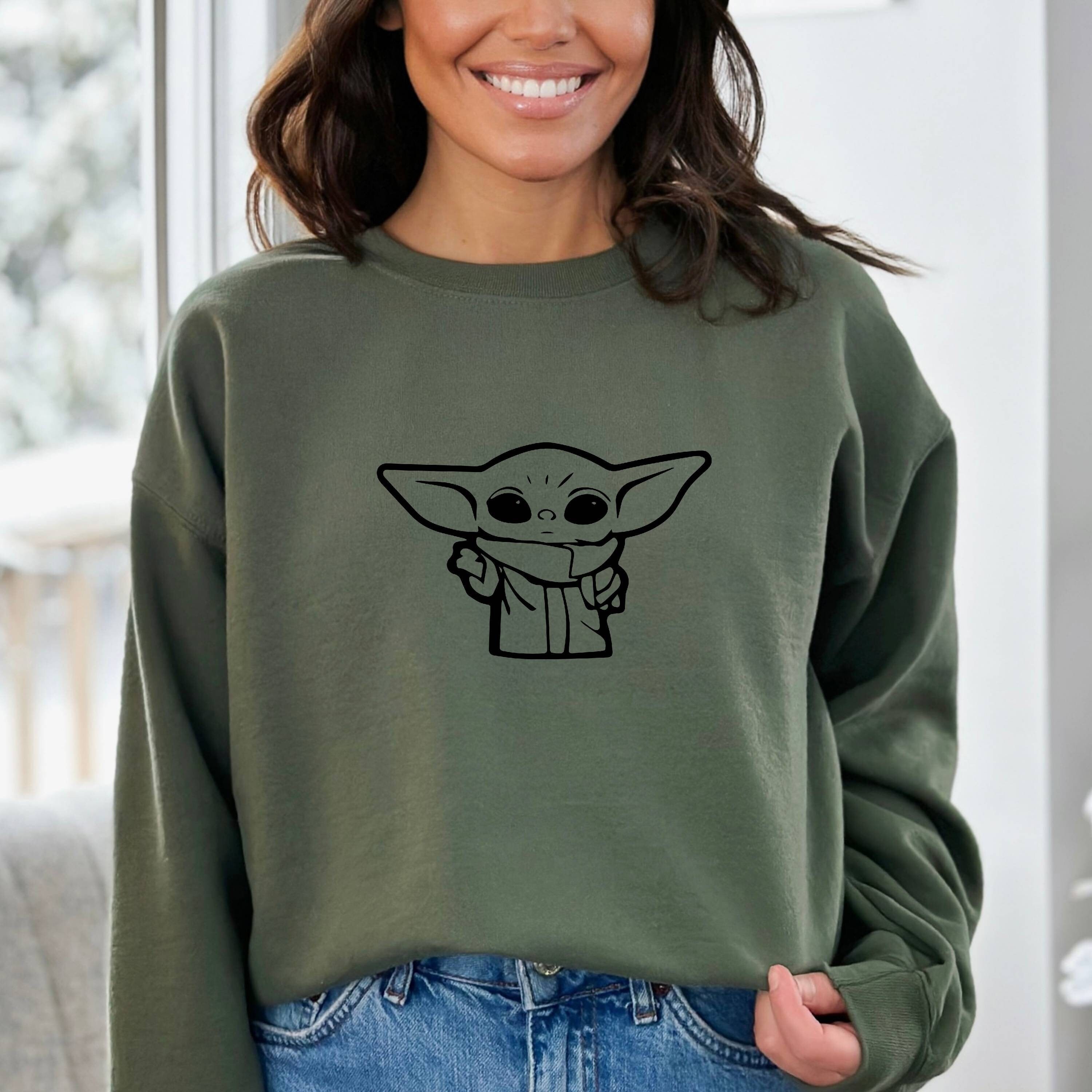 Baby yoda crewneck sale
