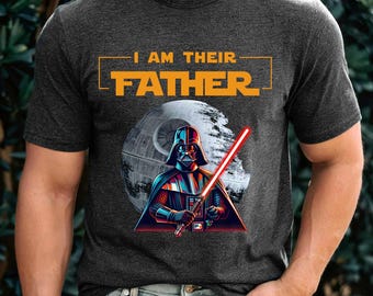Father Shirt I Am Their Father Shirt Fathers Day Star Wars Father Shirt Dad Shirt Lightsaber Tee Fathers Day Shirt
