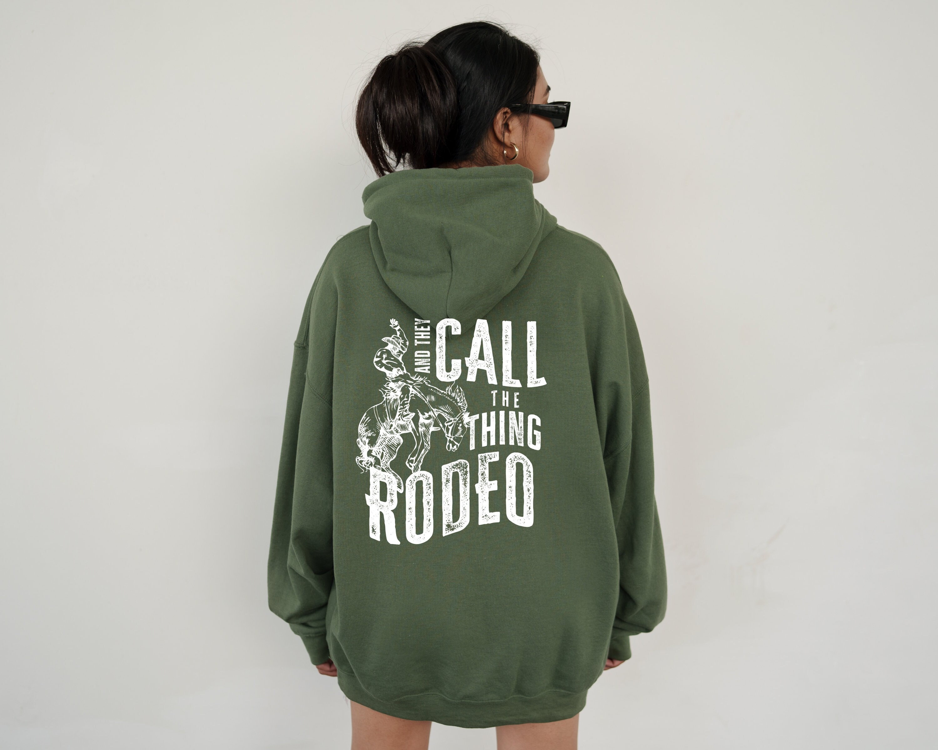 And They Call the Thing Rodeo Hoodie, Rodeo Hoodie, Trendy Hoodie