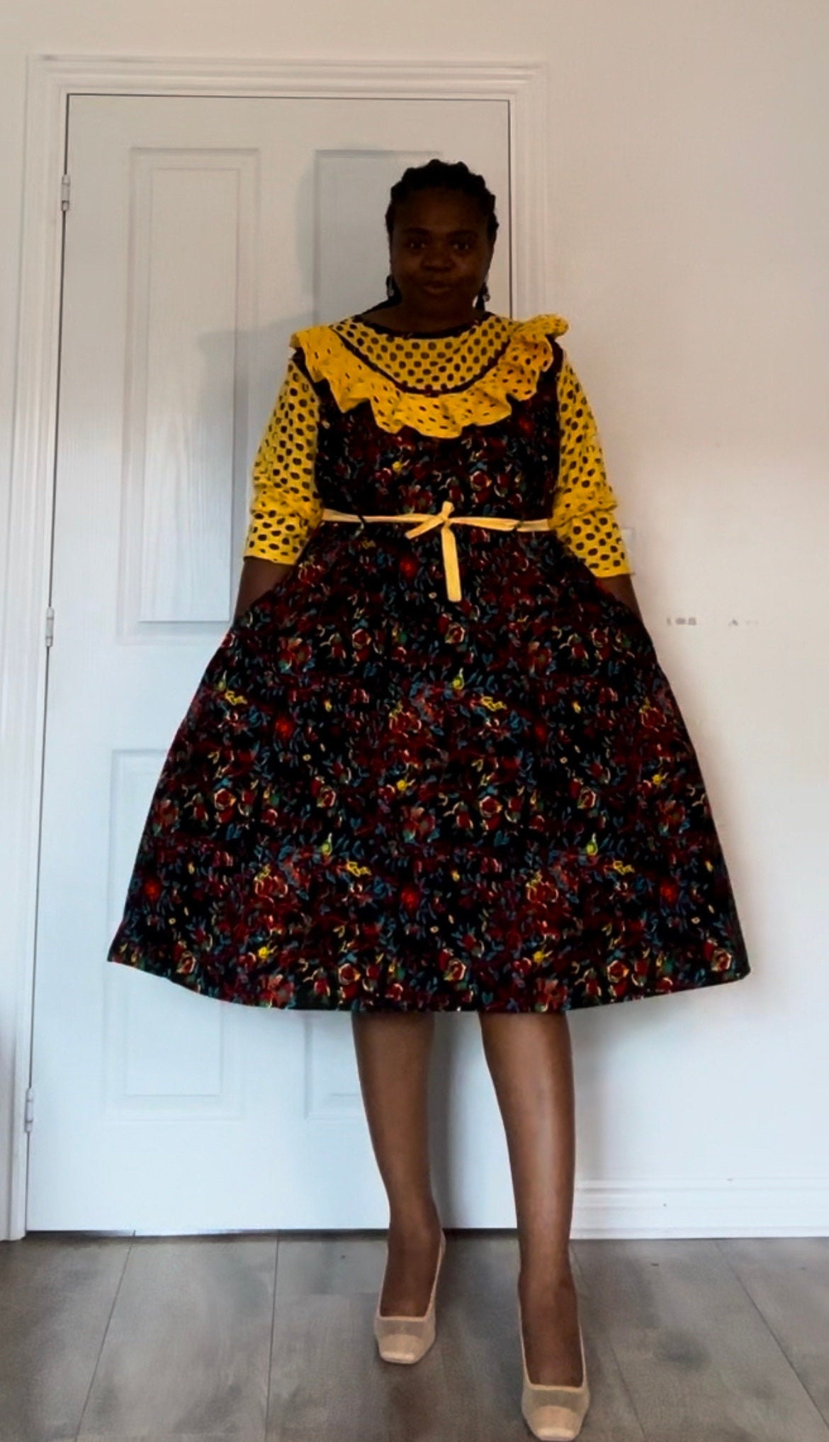 Kitenge Lace Dress - Etsy