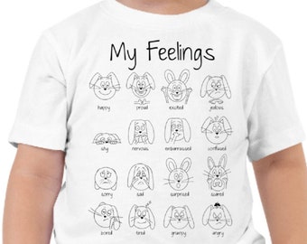 Bunny Toddler T-shirt, Bunny T-shirt for Kids, Educational T-shirt, Preschool T-shirt for kids, Kindergarten T-shirt for Kids, Cartoon Tee