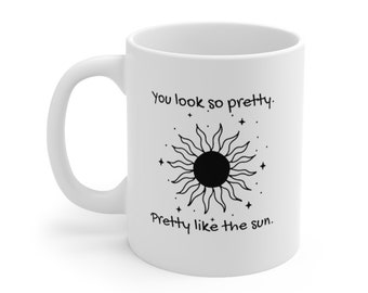 Pretty Like The Sun Ceramic Mug Song Lyrics Coffee Cup Tom Odell Black Friday Sun Mug Sun Mood Coffee Cup Pop Culture Gifts for