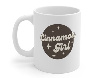 Cinnamon Girl Ceramic Mug Lana Del Rey Coffee Cup Gift Y2K tea cup Song Lyrics Gifts Fan Merch Pop Culture