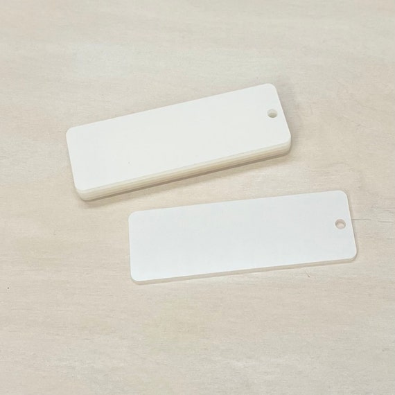 WHITE Blank Acrylic Bookmark/ Acrylic Wholesale / Plain Acrylic