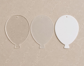 Acryl-Ballon-Plakettenrohling: DIY-Bastelform, Sublimationsdruck