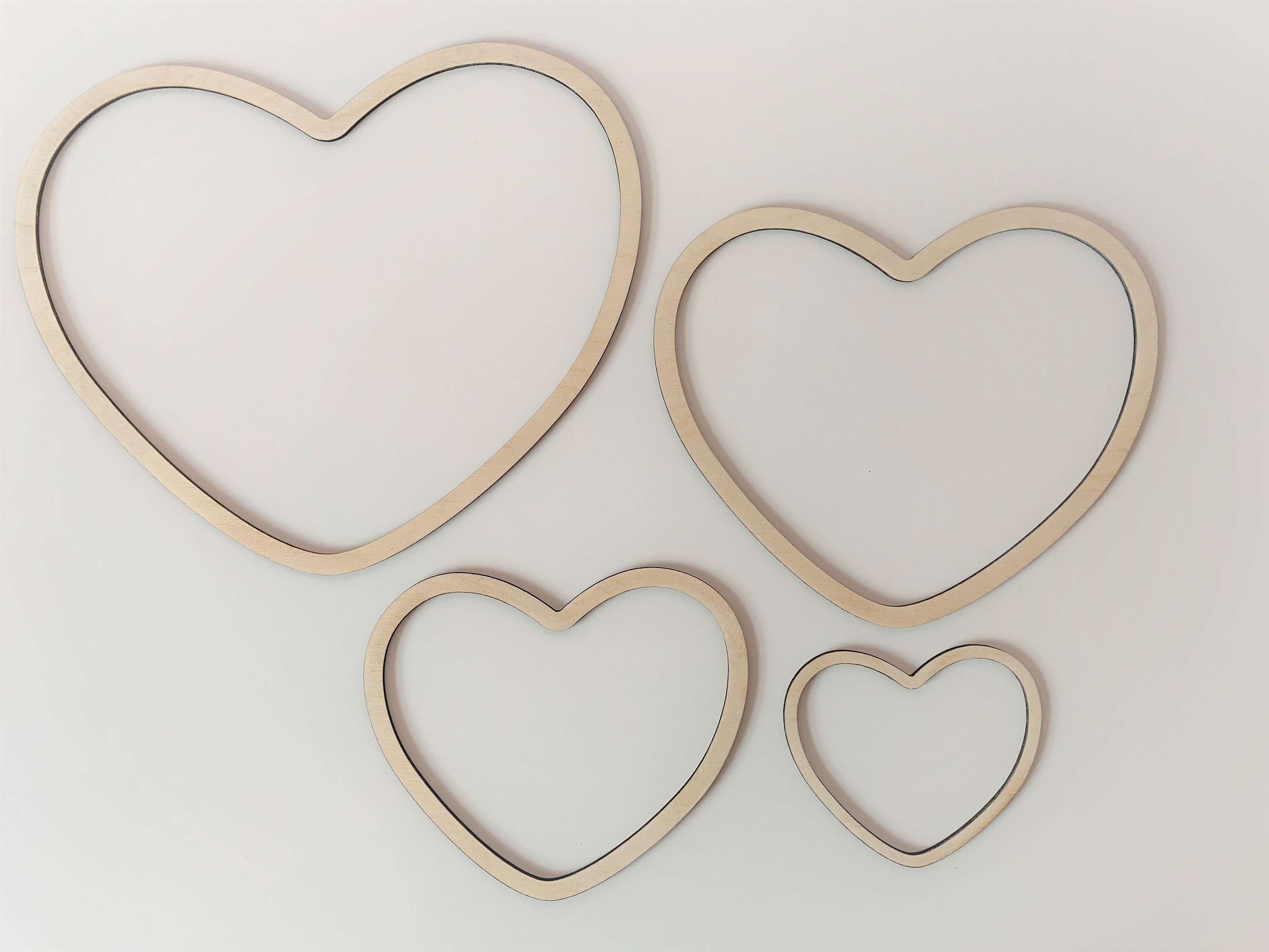 Macrame Metal Heart Shape, Copper Wire Heart Hoop, Floristry Craft