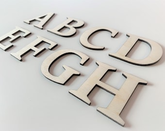 Personalized Wooden Letter: Nursery Wall Decor, DIY Craft