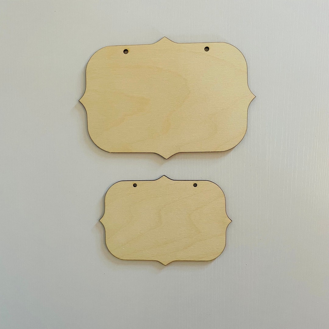 Wooden Plaque Blanks / Sign Shape / Wooden Blanks / Craft Shape / DIY ...