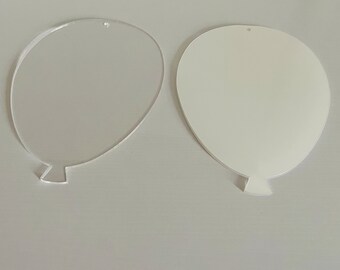 Acrylic Balloon Blanks: DIY Craft Shape, Sublimation Printing