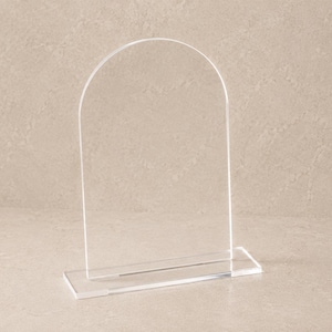 Acrylic Blanks for Event Signage Frosted and Clear | Wedding Table Numbers | Welcome Sign | Event Signage | Cast Acrylic Bild 1