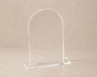 Acrylic Blanks for Event Signage Frosted and Clear | Wedding Table Numbers | Welcome Sign | Event Signage | Cast Acrylic