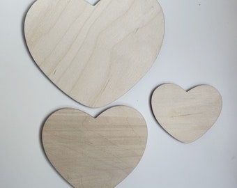 Clearance Items / Wooden Hearts/ Shape Blanks /  Arts and Crafts / Wooden Crafts