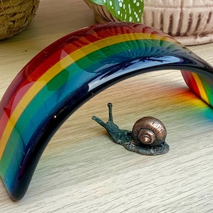 ハンドメイドプライドフラッグ レインボーオーナメント | フューズドガラス LGBT ホームデコレーションギフト | クィアプライド