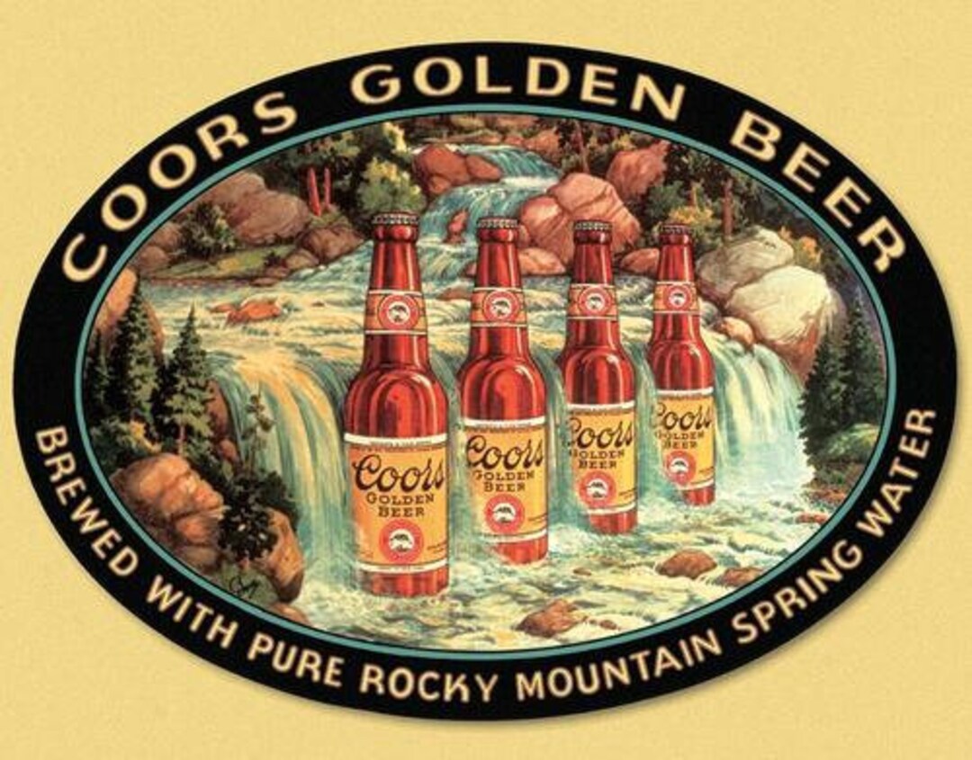 Coors Beer Sign Coors Beer Sign Vintage Sign Tin Sign Etsy Canada