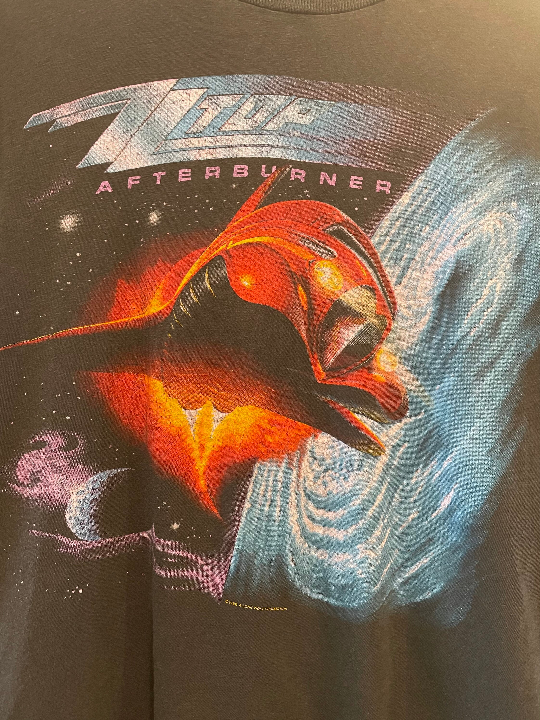 Vintage 1986 ZZ Top Afterburner Tee - Etsy