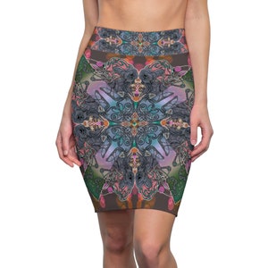 Ludo Call The Rocks Women&#39;s Pencil Skirt