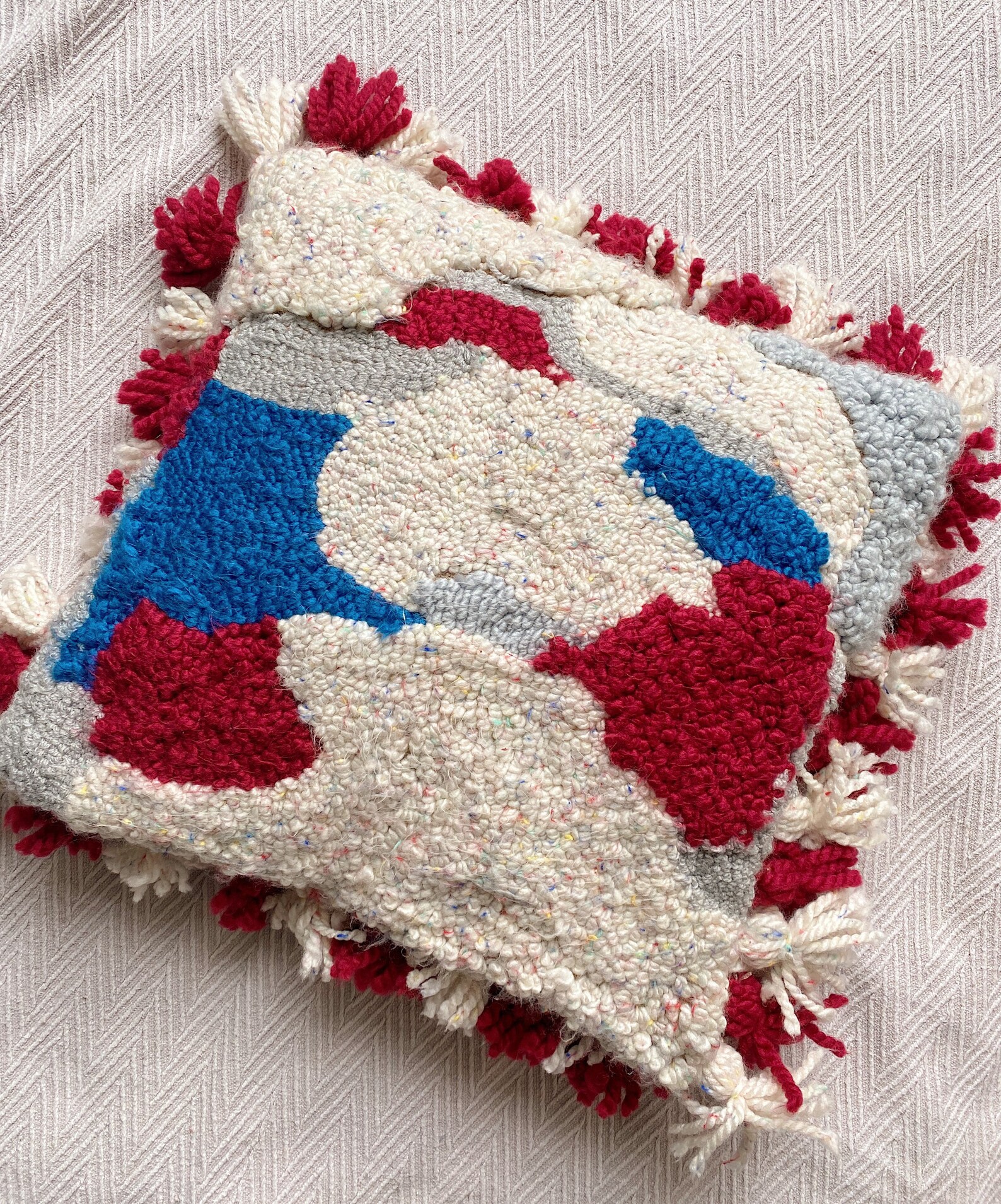 Custom PunchNeedle Cushion Etsy