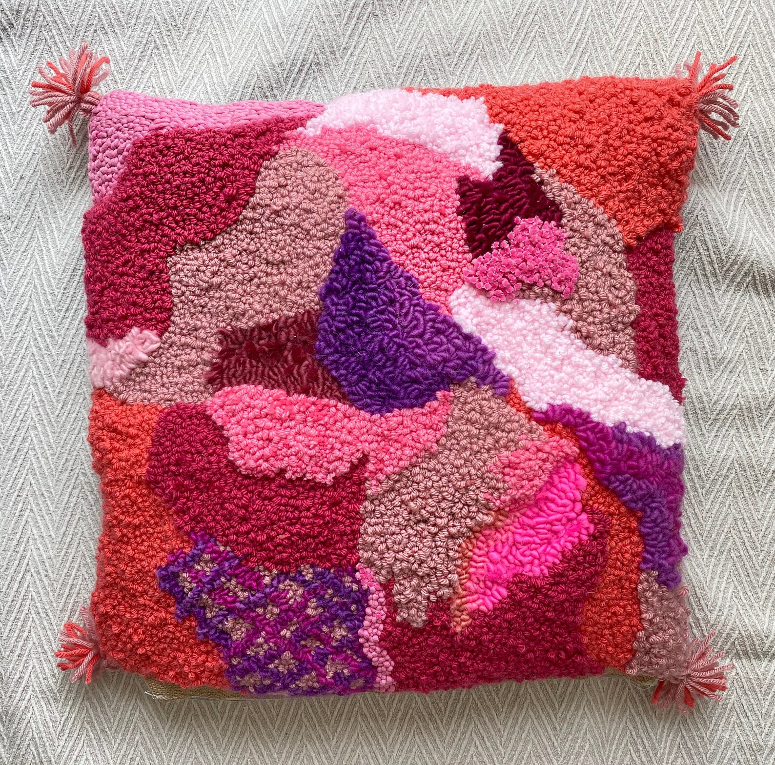 Custom PunchNeedle Cushion Etsy