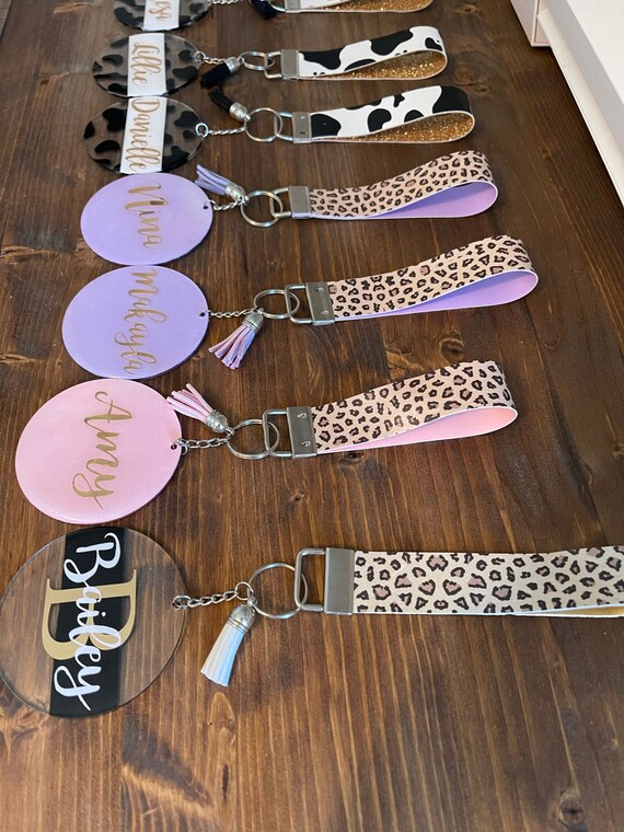 Custom Name Keychain and Holder Etsy