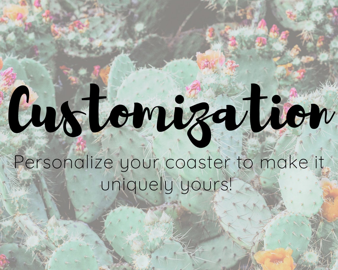 Customization for Coasters - Etsy