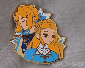 Link & Zelda | Breath of the Wild | Enamel Pin