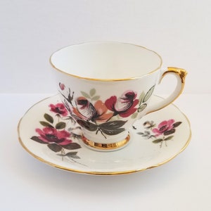 Vintage Delphine Bone China Teacup