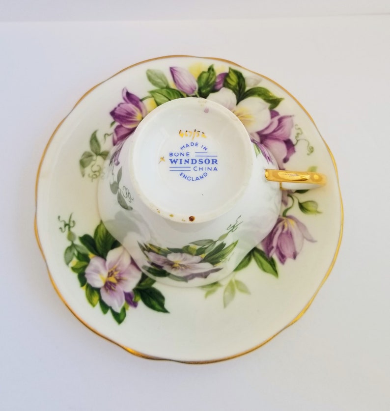 Vintage Windsor Bone China Tea Cup Etsy