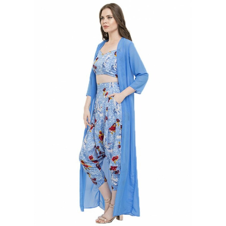top with dhoti pants